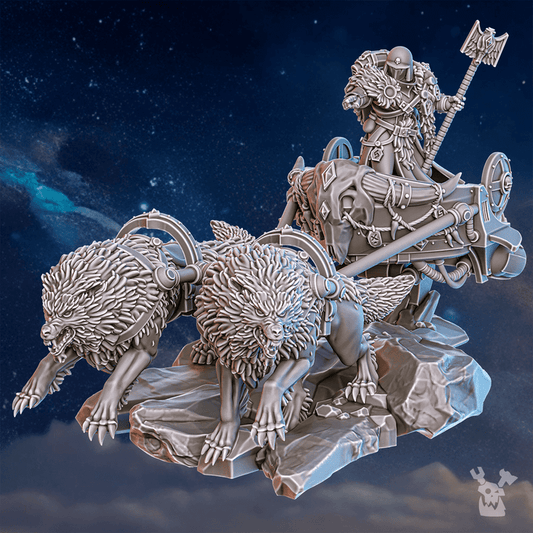 Jarl Arna on Stormchariot - Dakkadakka