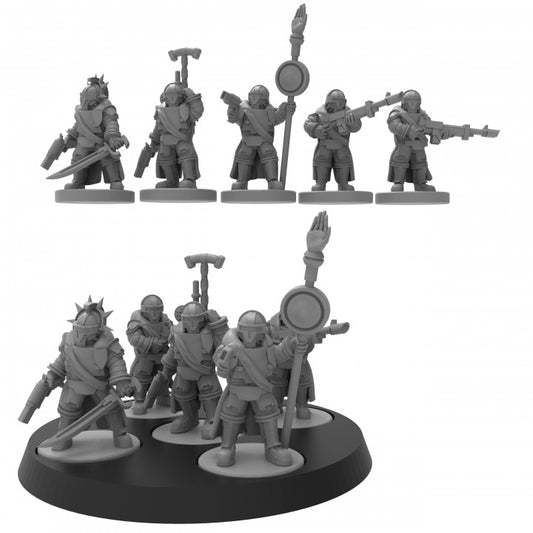 Smol Lunar Legate Command - ThatEvilOne - 28mm