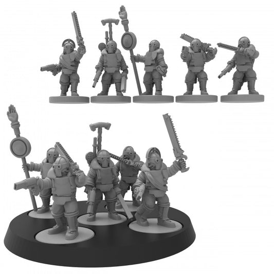 Smol Lunar Auxilia Marshal Command - ThatEvilOne - 28mm