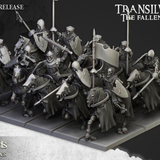 Transilvanya - Mounted Skeletons - Highlands Miniatures