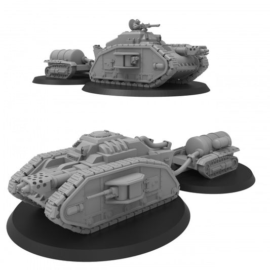 Smol Lunar Auxilia Nero Heavy Crocodile Tank - ThatEvilOne - 28mm