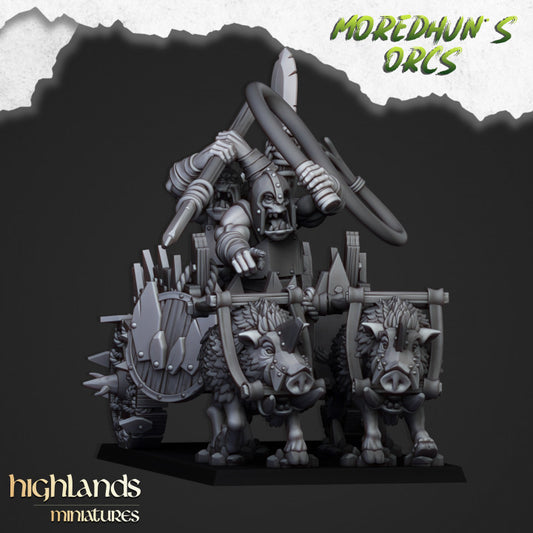 Orcs and Goblins - Orc Chariot - Highlands Miniatures