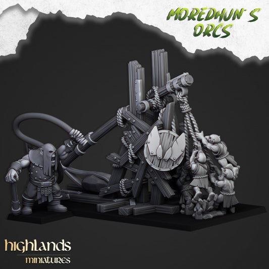 Orcs and Goblins - Orc Stonethrower - Highlands Miniatures