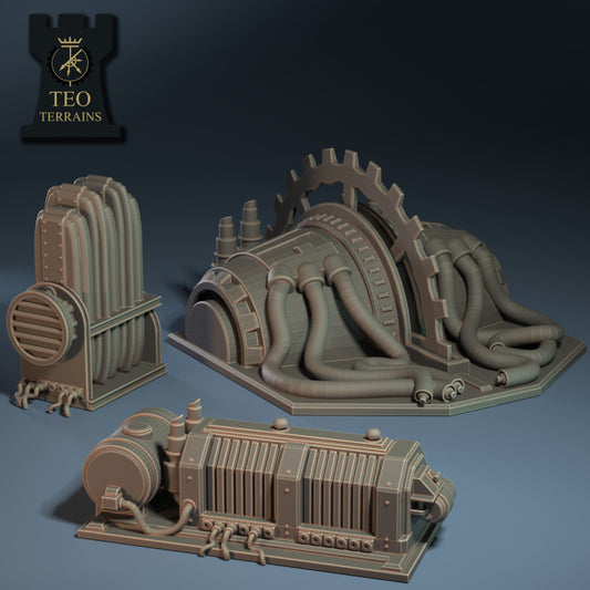 TEO Terrains - Power Generators - ThatEvilOne - 28mm