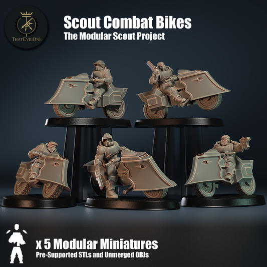 The Modular Scout Project Scout Combat Bikes - ThatEvilOne - 28mm
