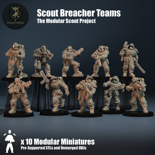 The Modular Scout Project Marian's Marines Sergeants - ThatEvilOne - 28mm