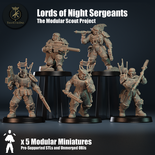 The Modular Scout Project Scout Combat Speeders - ThatEvilOne - 28mm