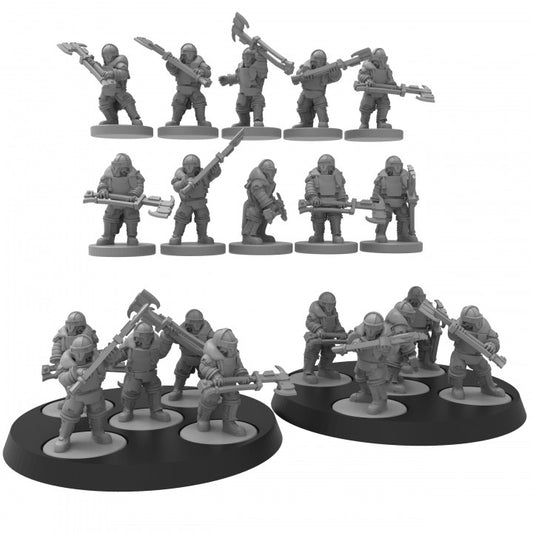 Smol Lunar Auxilia Securis Section - ThatEvilOne - 28mm