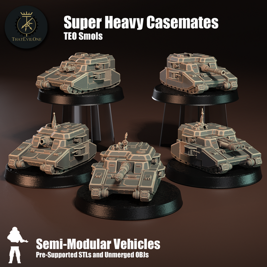 TEO Smols Super Heavy Casemates - ThatEvilOne - 28mm