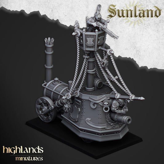 Sunland - Sunland Ironclad Landship - Highlands Miniatures