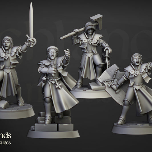 Sunland - Sisters and Mother Superior - Highlands Miniatures