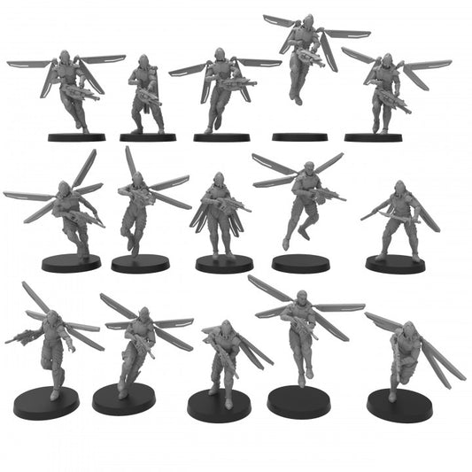 Elven Harpies - ThatEvilOne - 28mm