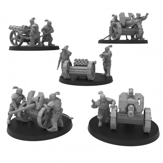 House Excess Heavy Weapon Carriages - ThatEvilOne - 28mm