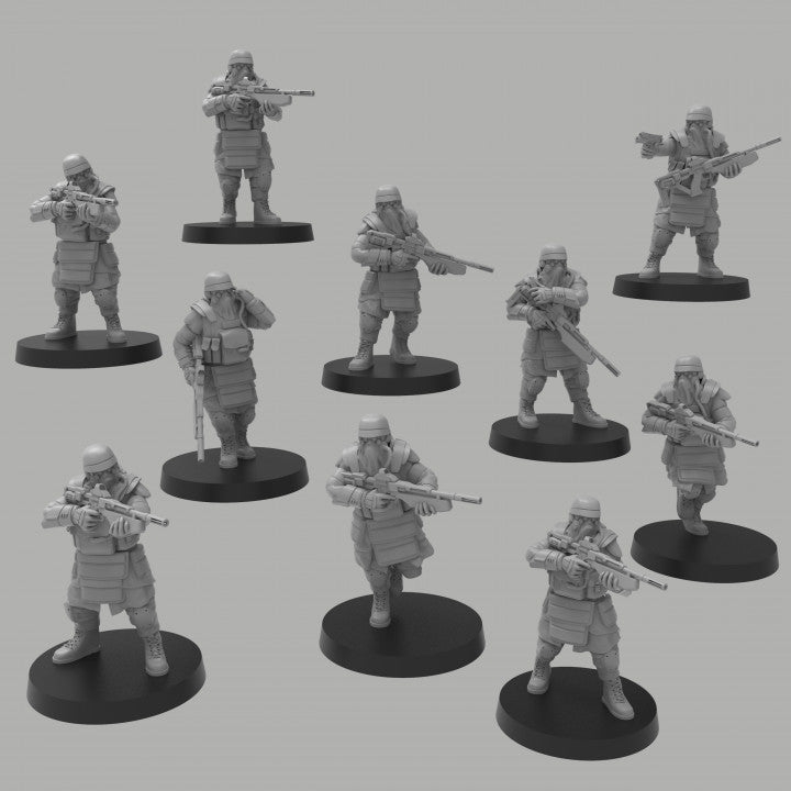 Grenadiers w/ DMRs - ThatEvilOne - 28mm