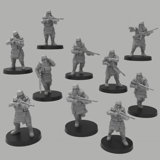 Grenadiers w/ DMRs - ThatEvilOne - 28mm