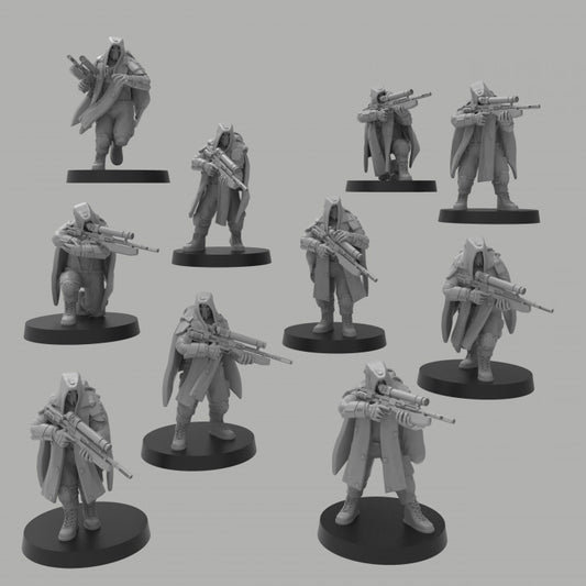 Recon Infantry w/ Sniper Rifles - ThatEvilOne - 28mm