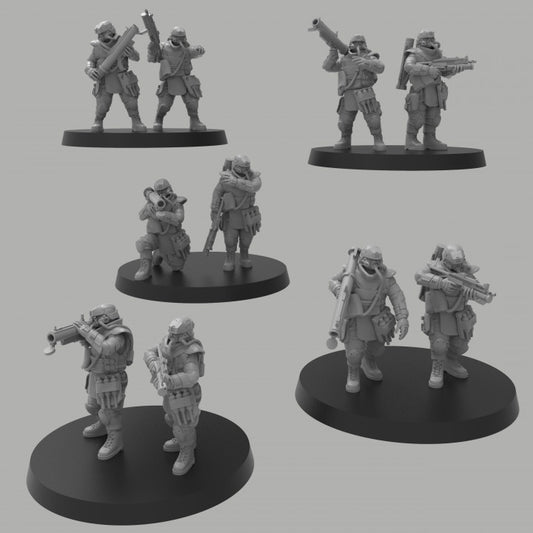 Support Infantry w/ Rockets - ThatEvilOne - 28mm