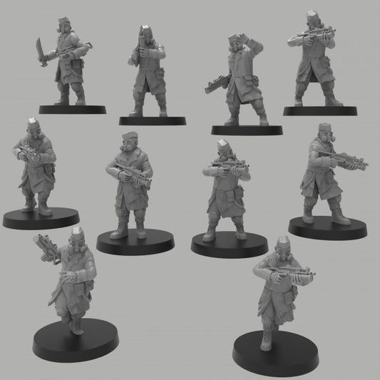 Shocktroopers w/ SMGs - ThatEvilOne - 28mm