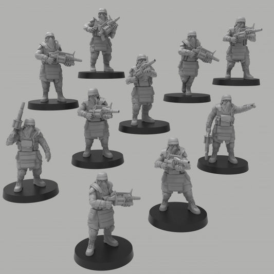 Grenadiers w/ Grenade Launchers - ThatEvilOne - 28mm