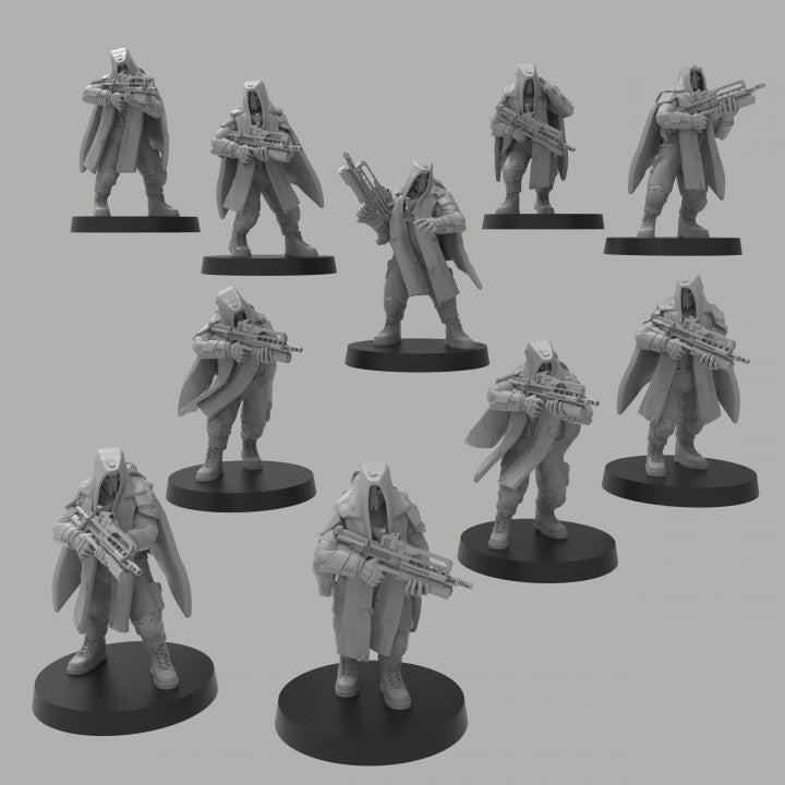 Recon Infantry w/ Rifles - ThatEvilOne - 28mm