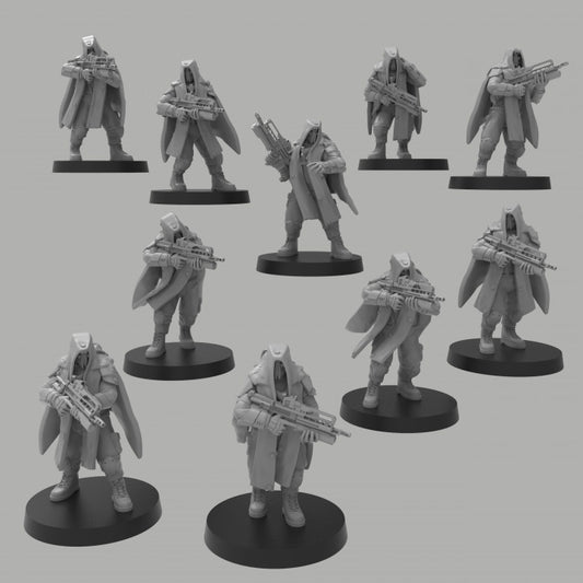 Recon Infantry w/ Rifles - ThatEvilOne - 28mm