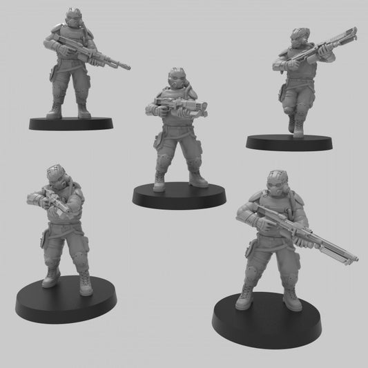 Advanced Infantry w/ Special Weapons - ThatEvilOne - 28mm