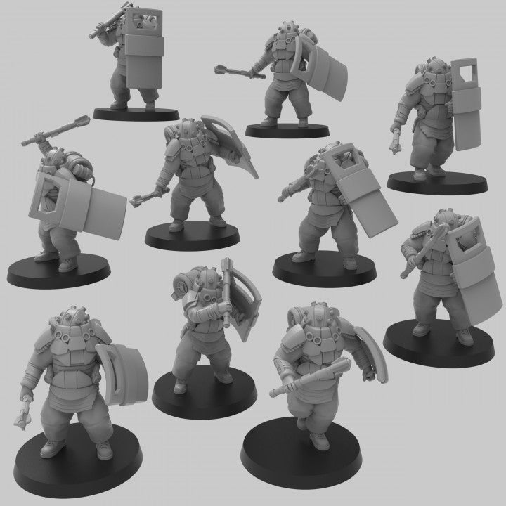 O.G.R.E Combat Suits w/ Mauls - ThatEvilOne - 28mm