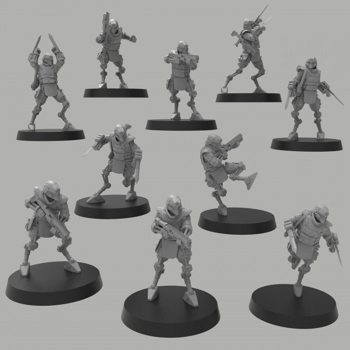 XM-38 Simulacrum Drones - ThatEvilOne - 28mm