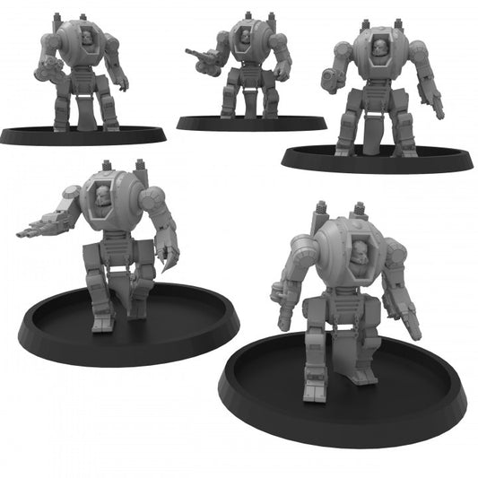 Smol Genewarrior Ironclads - ThatEvilOne - 28mm