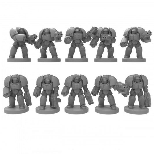Smol Genewarrior Tactical Ironclads - ThatEvilOne - 28mm