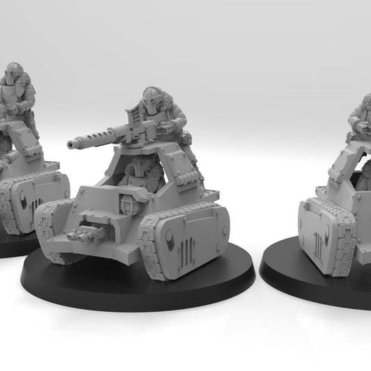 Lunar Auxilia Tankettes - ThatEvilOne - 28mm