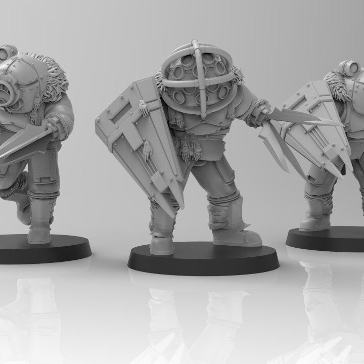 Lunar Auxilia Bruisers - ThatEvilOne - 28mm