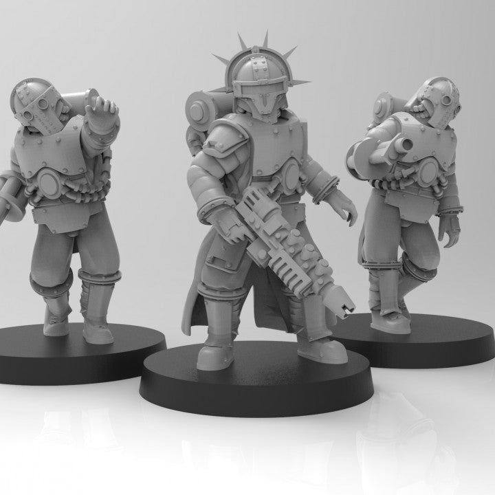 Lunar Auxilia Forgemaster  - ThatEvilOne - 28mm