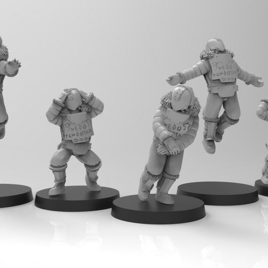 Lunar Auxilia Slave Sorcerers  - ThatEvilOne - 28mm