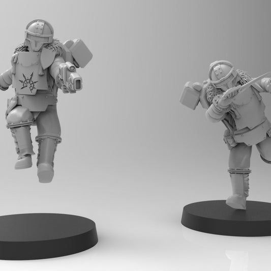 Lunar Auxilia Drop Commanders  - ThatEvilOne - 28mm