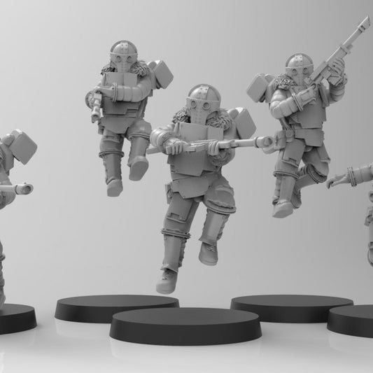 Lunar Auxilia Drop Troopers - ThatEvilOne - 28mm