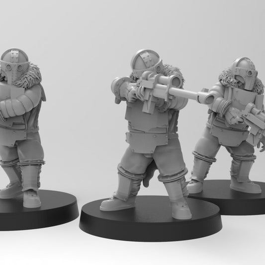 Lunar Auxilia Halfling Snipers - ThatEvilOne - 28mm