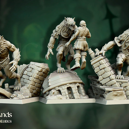 Transilvanya - Werewolves Unit - Highlands Miniatures