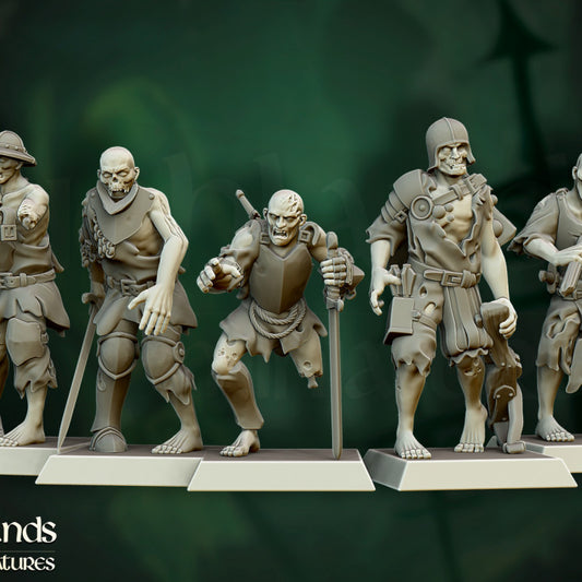 Transilvanya - Zombie Warriors - Highlands Miniatures