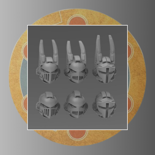 Helmets - Templar Warhawks - Bits - Atlan Forge