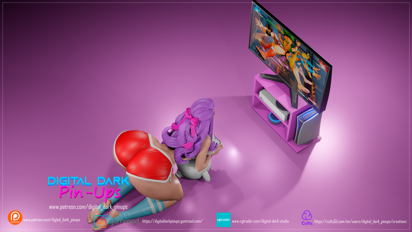 Gamer Girl 5 - Digital Dark Pin-ups