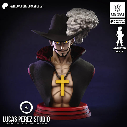 Mihawk Bust - Lucas Perez Studio