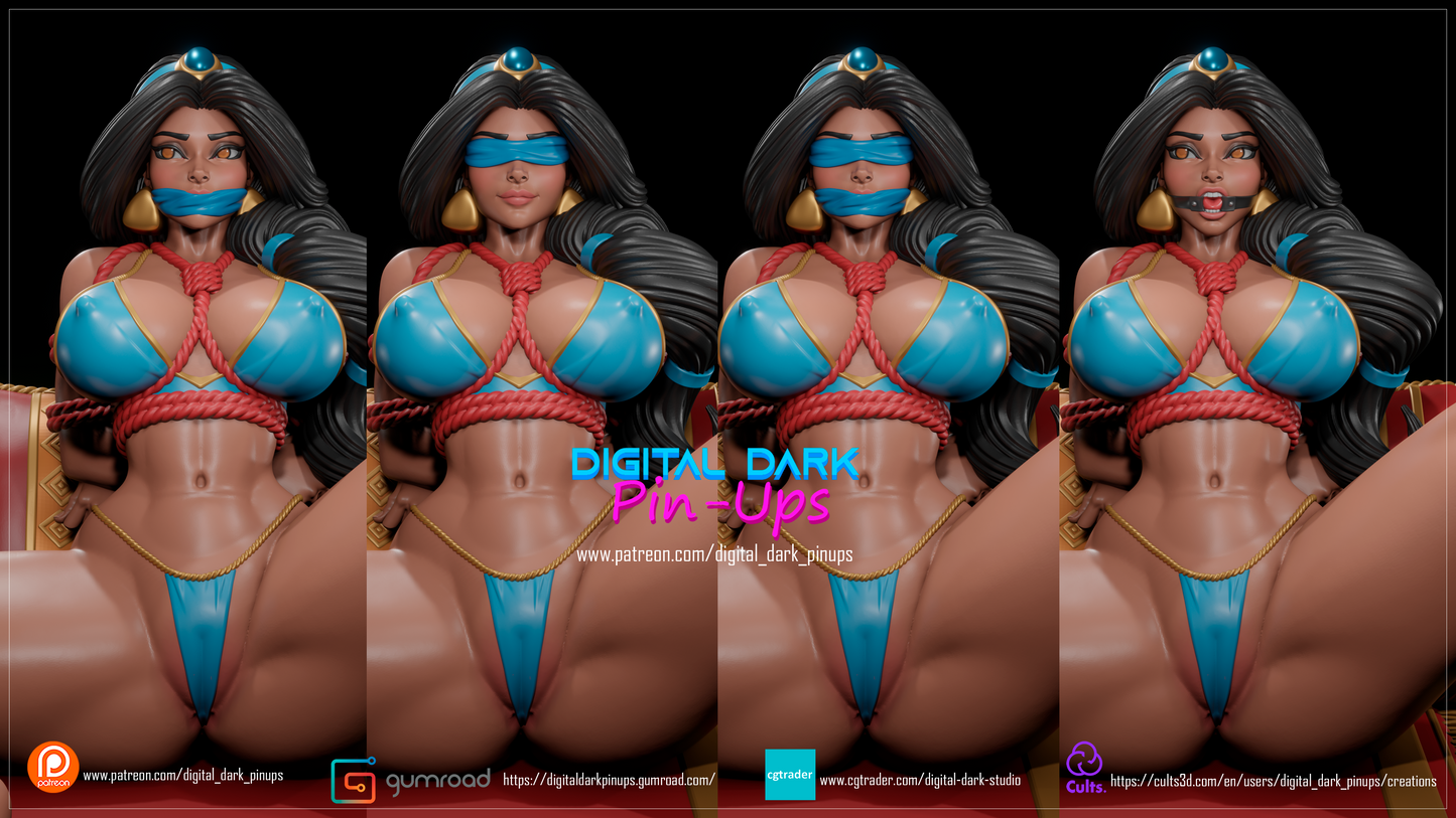 Jasmine - Digital Dark Pin-ups