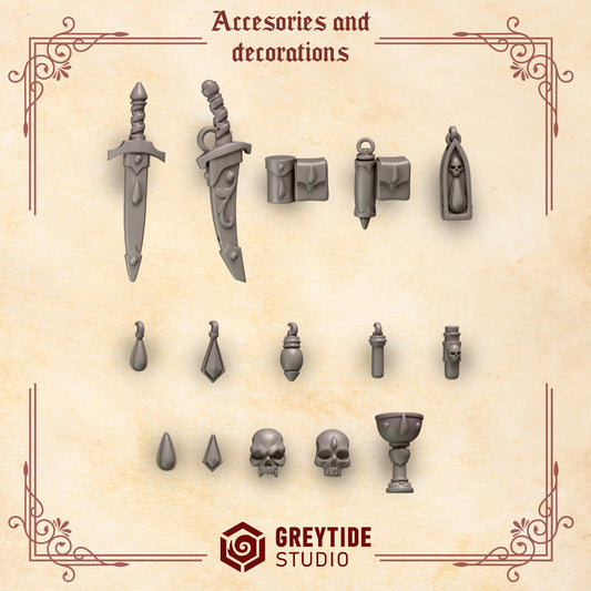 Accessories and decorations CL - Bits - GreyTide Studio