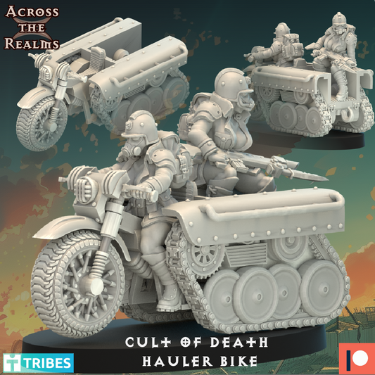 Cult of Death Hauler Bike - Pinup Corps - Cult of the Death - Across the Realms 32mm
