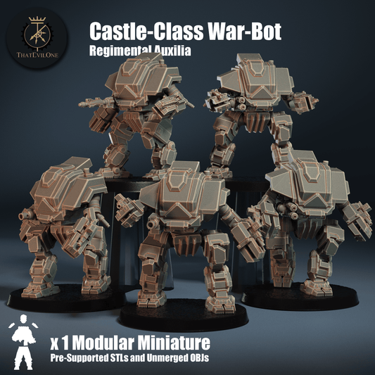 Regimental Auxilia Castle-Class War-Bot - ThatEvilOne - 28mm