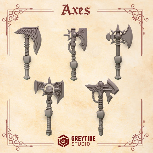 Axes CL - Arms and Weapons - Bits - GreyTide Studio