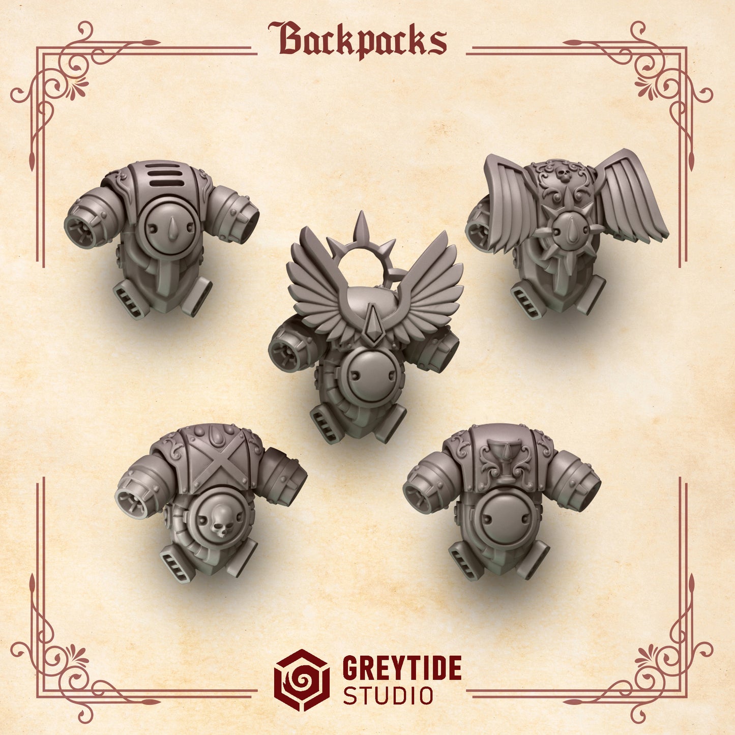 Backpacks CL - Bits - GreyTide Studio
