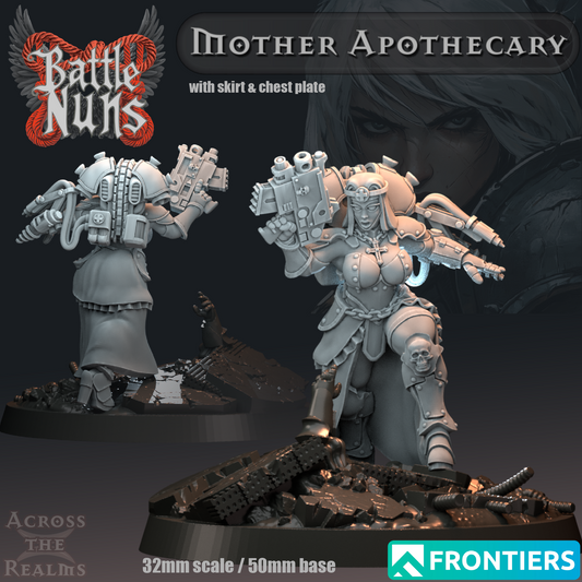 Mother Apothecary (Chest Plate) - Battle Nuns - Across the Realms 32mm