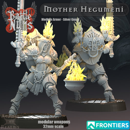 Mother Hegumeni (Medium Armor) - Battle Nuns - Across the Realms 32mm